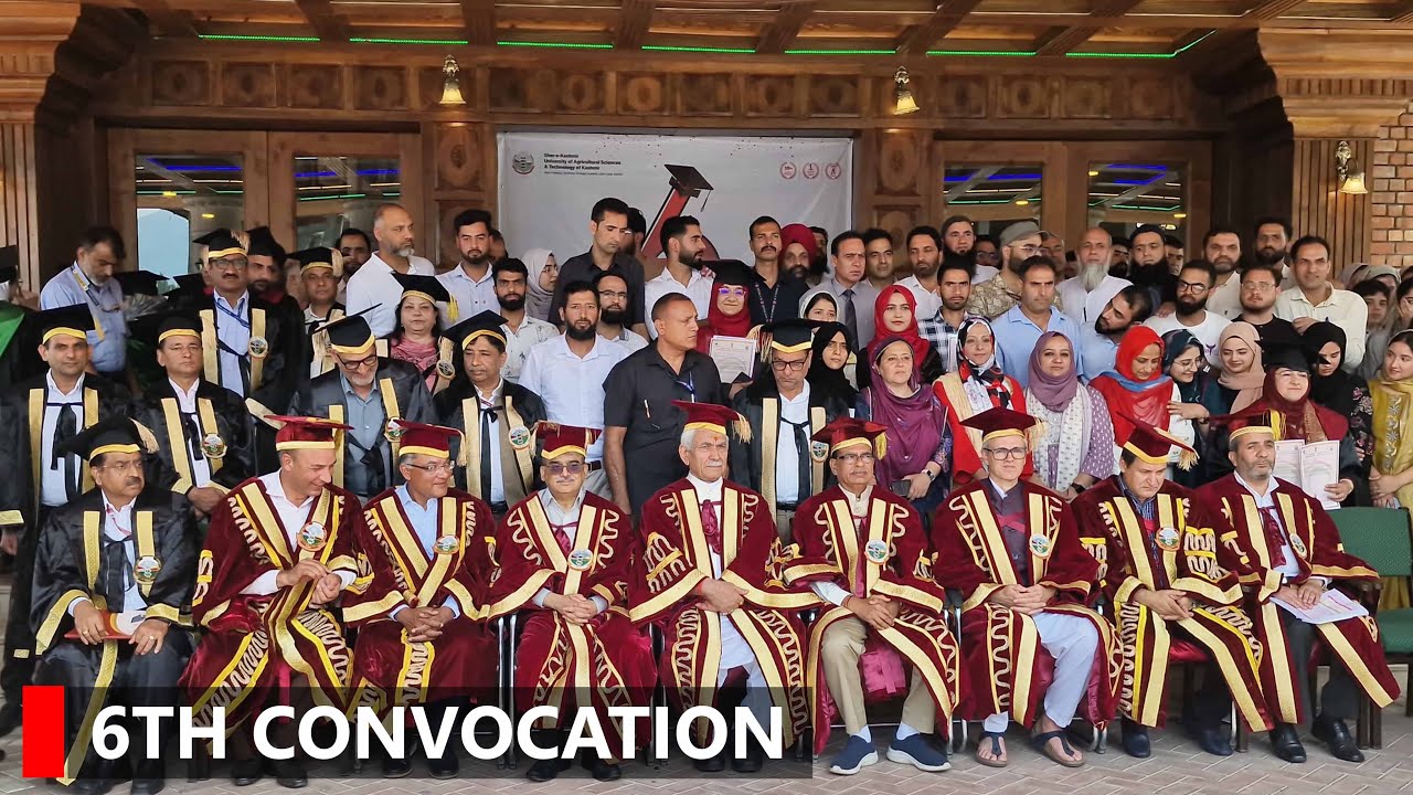 SKUAST-K Holds 6th Convocation