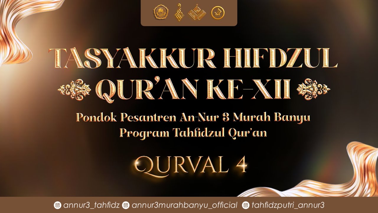 LIVE TASYAKURAN HIFDZUL QUR'AN KE-XII PP. ANNUR 3 BULULAWANG
