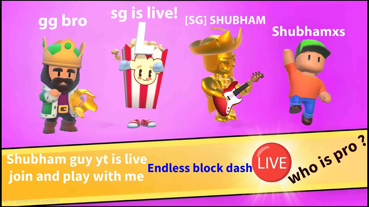 stumble guys live plaYing with you