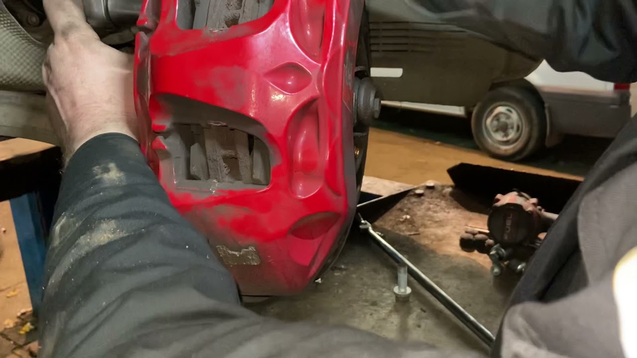 Audi S4 front brake pad replacement how to 2017 model B9