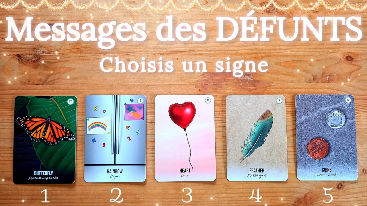 Quel défunt souhaite te délivrer un message ? ☺️🤍🕊️ Charms ✨ Guidance Intemporelle à 5 choix ✨