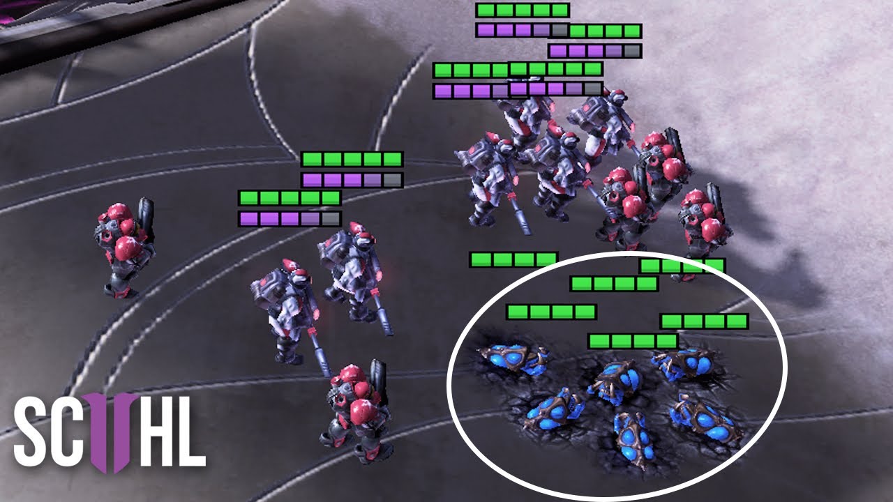 Dark's BANELING LANDMINES - Starcraft 2: Clem vs. Dark