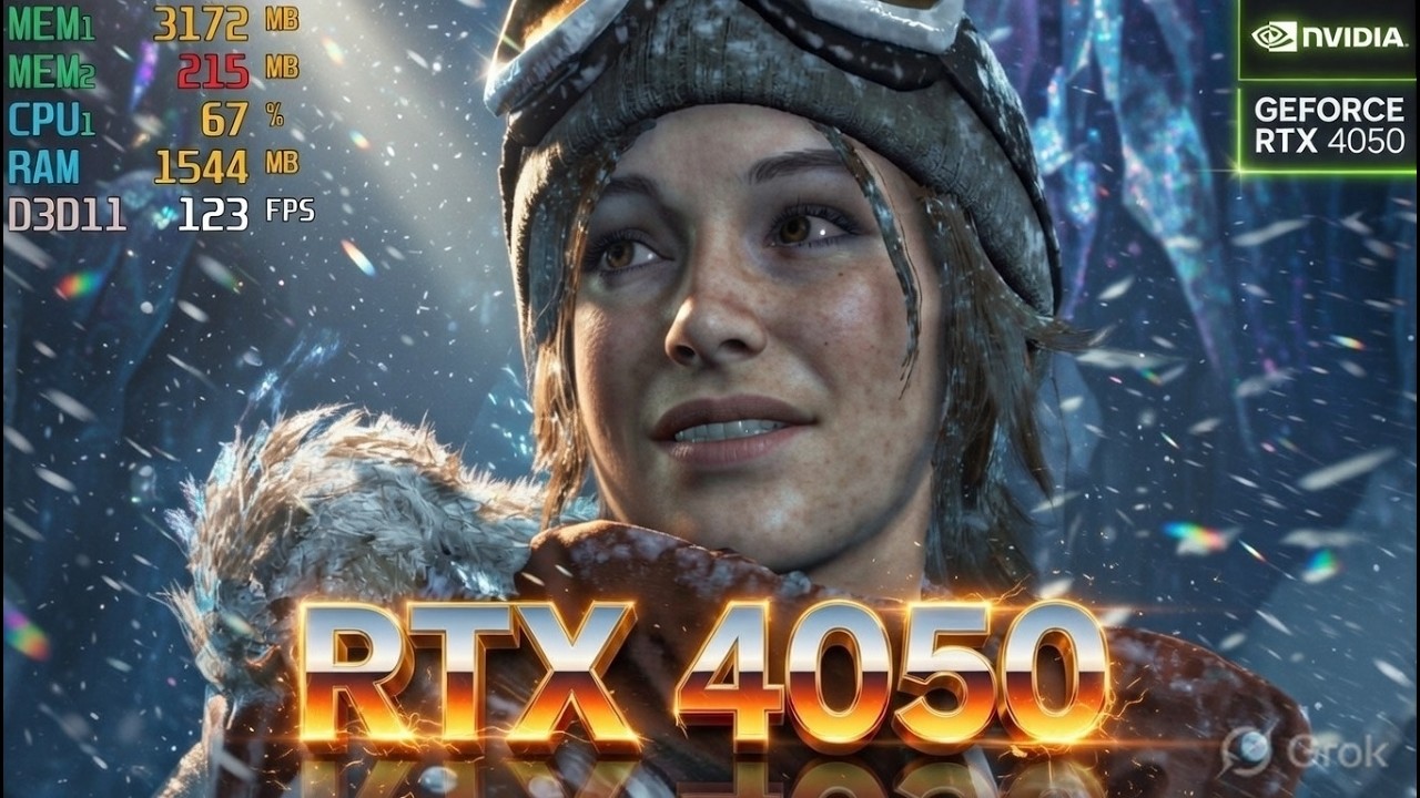 Rise of the Tomb Raider PC Benchmark | RTX 4050 & 13th Gen i5 Performance Review