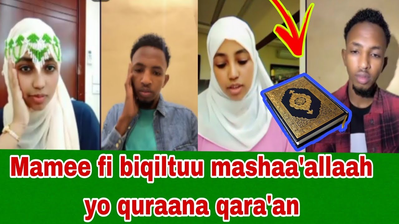 Mamee fu biqiltu mashaa'allaah yo quraana qara'an