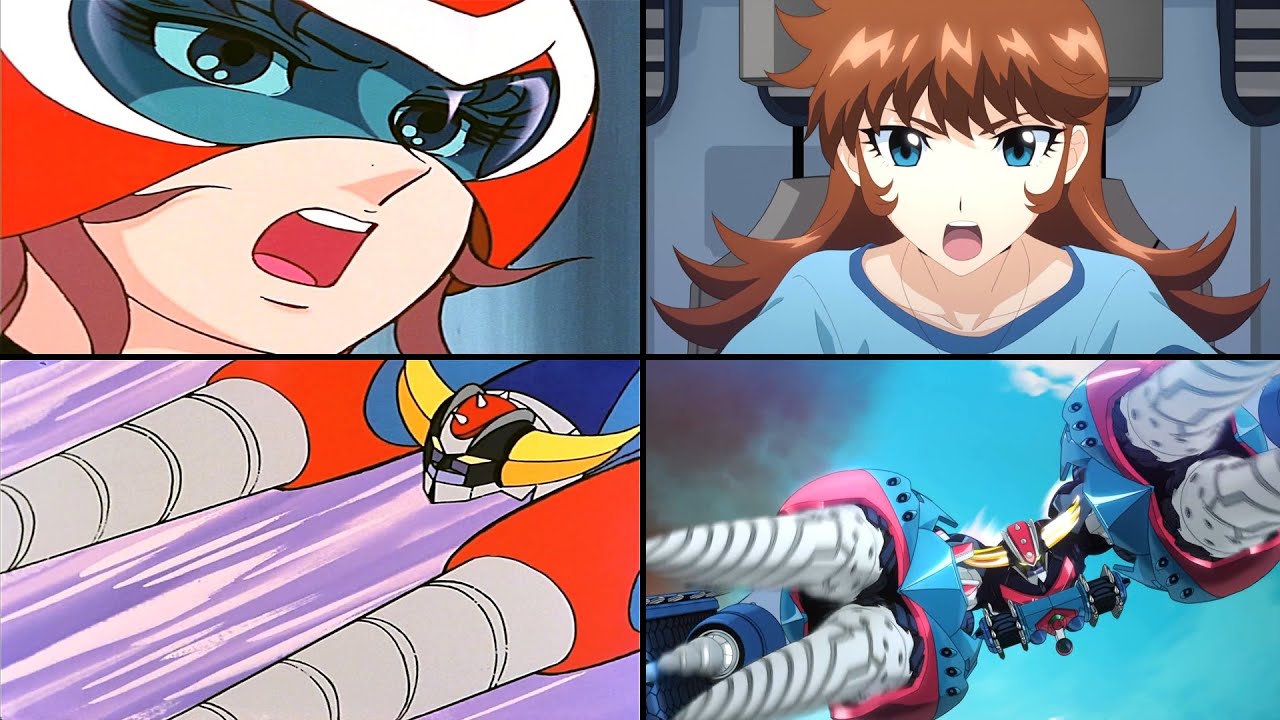 Grendizer U: Сравнение комбинаций Drill Spazer (1975 и 2024 Maria)