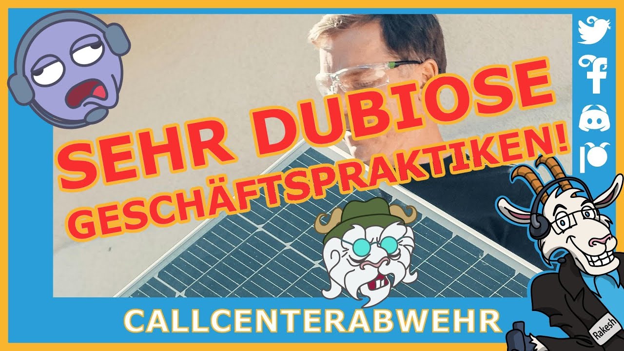 Unterirdische Solaranlagen und anderer Quatsch: Opa verarscht Callcenter