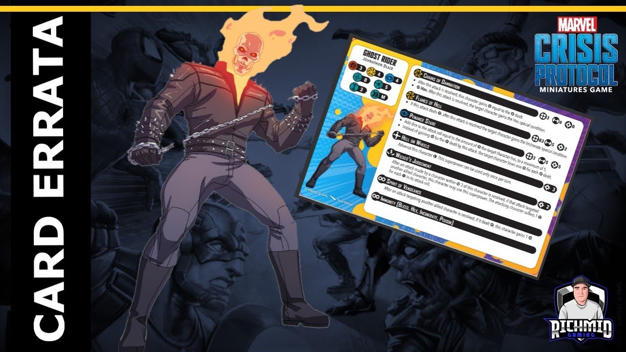 Marvel Crisis Protocol: Ghost Rider review and Octobers Hulkbuster Giveaway
