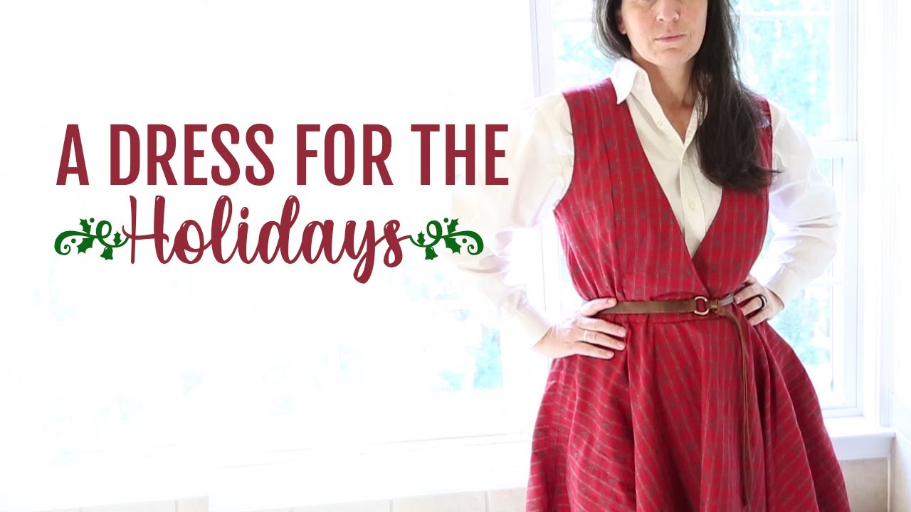 Create a Queen's Gambit Christmas Pinafore Dress for Cheap