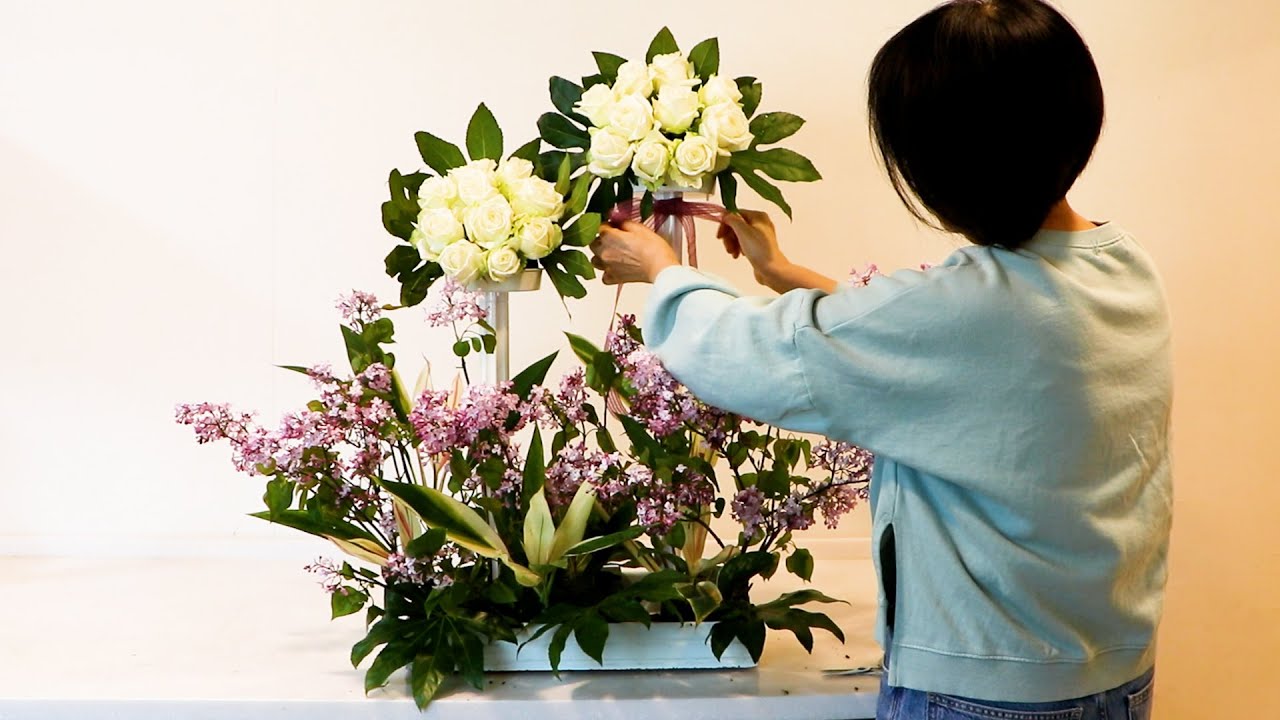 성전 꽃꽂이 배우기/Church flower arrangement/부활 후 2주