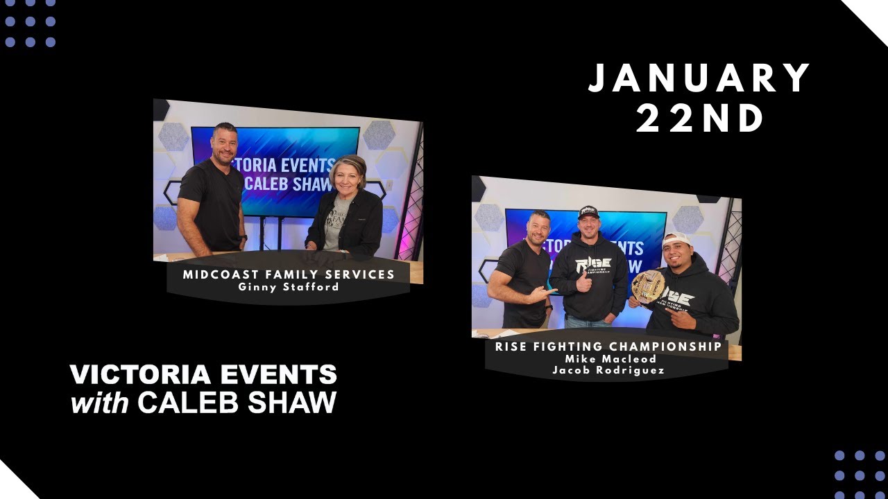 Victoria Events with Caleb Shaw, Sn 6 Ep 3 - Mid-Coast Family Services, Rise Fighting Championship