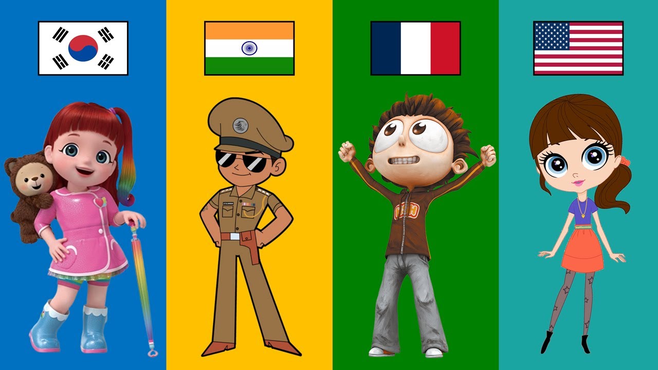 Cartoons From Different Countries | Pt.23