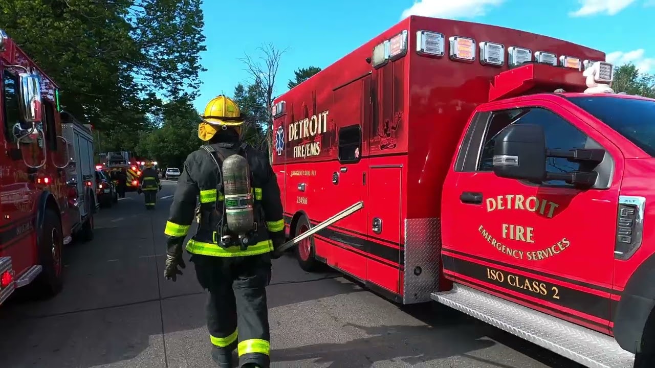 Box Alarm Detroit Fire Department Squad 1