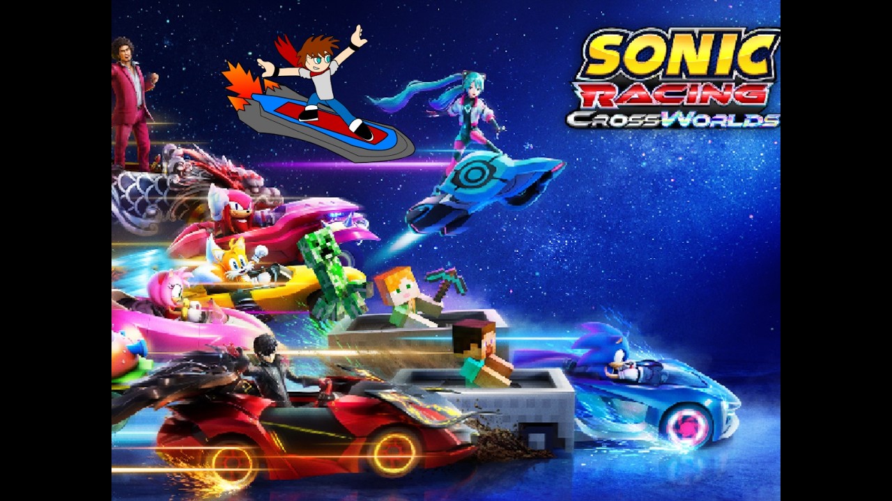 Playing Sonic racing Crossworlds pt: 1