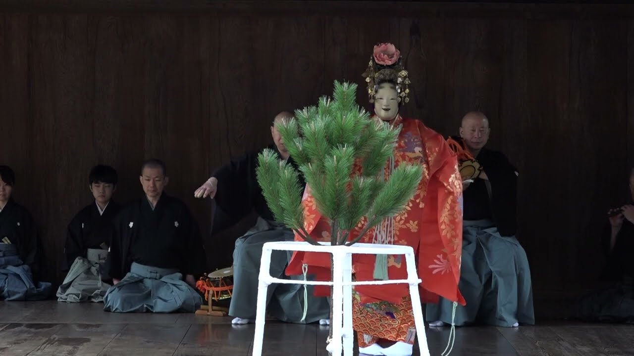 福山城400年博 こけら葺屋根葺替完成記念能「鞆の浦 花ぶたい」ダイジェスト映像