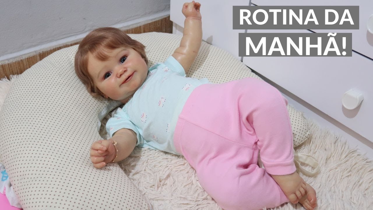 ROTINA DA MANHÃ COM A BEBÊ REBORN LUNA!