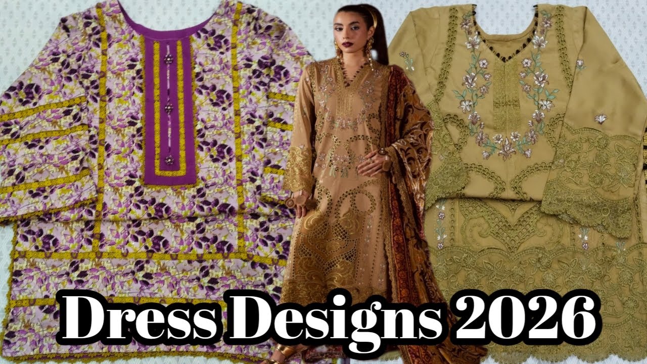 Dress Designs 2026 | How to design Eid Outfits Elegant and Stylish| Dress Designing ideas 2026