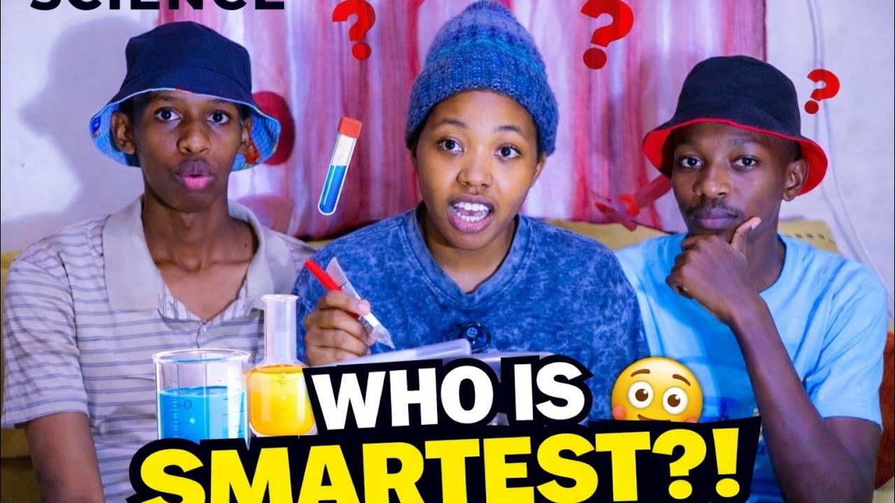 Science Test Challenge 🧪 | Who Is Smartest? 😂 (Lisa vs Brian vs Me)