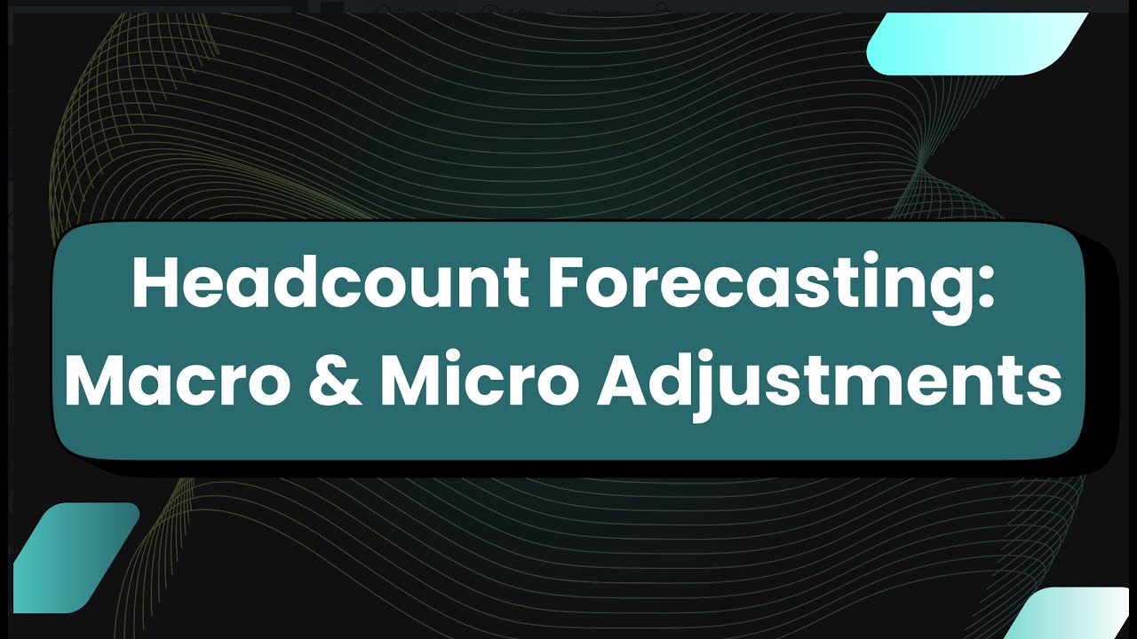 Headcount Forecasting Best Practice: Use Employee Types