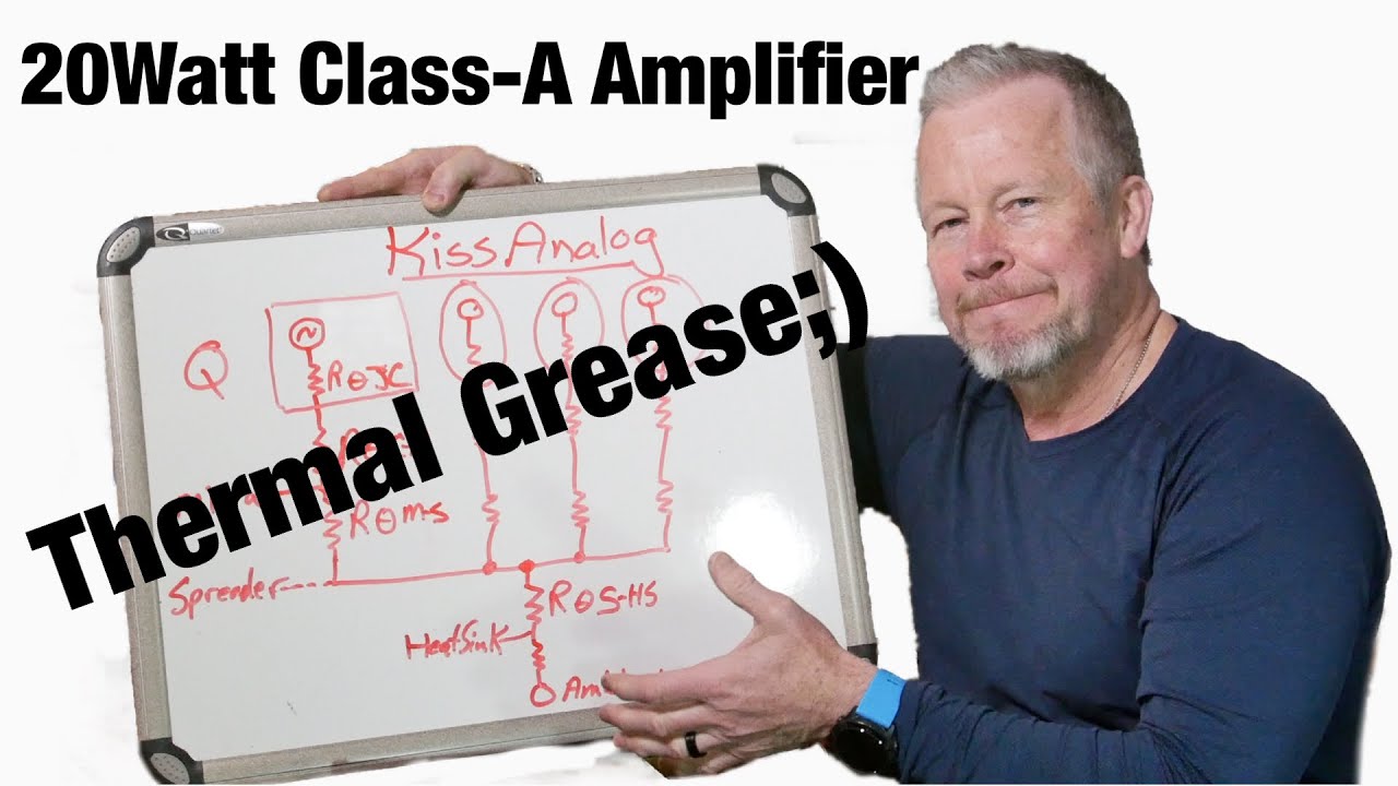 20W Class A Amp - Heatsink Proper Install with Thermal Grease