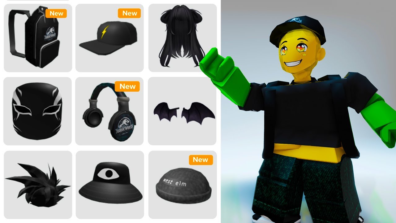 СПЕШИТЕ! ПОЛУЧИТЕ ЭТИ 15 БЕСПЛАТНЫХ ЧЁРНЫХ ПРЕДМЕТОВ ROBLOX ПРЯМО СЕЙЧАС