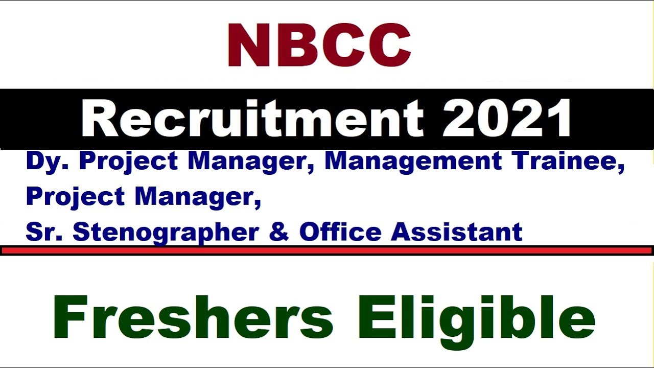 NBCC Recruitment 2021