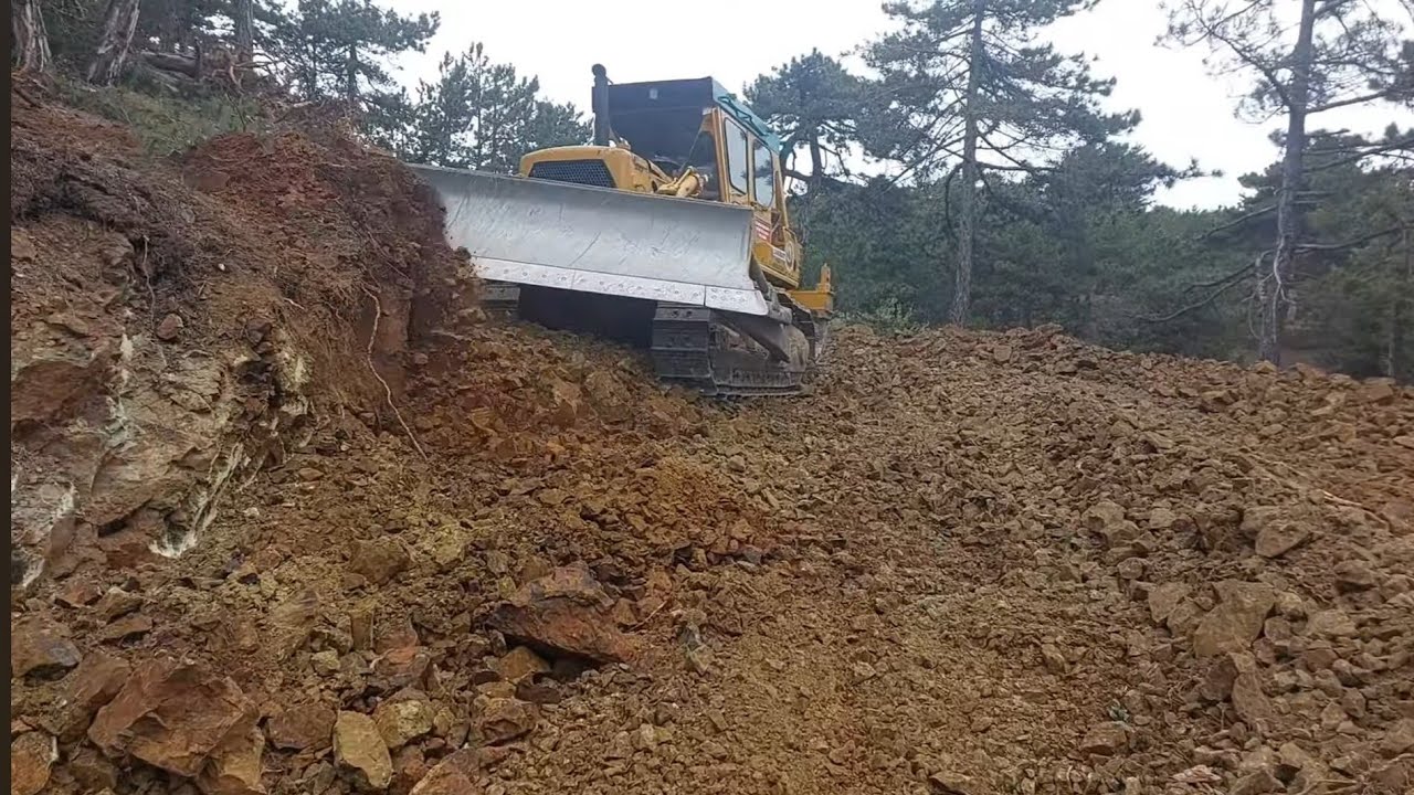 CAT D7 DOZER_DRON ÇEKİMİ-RIPER KIRILDI