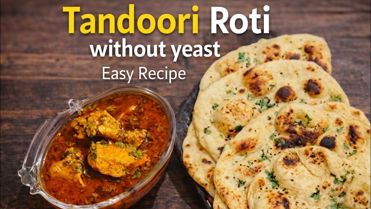 Tandoori roti without yeast | home made recipe ❤️ | by @shabanasayyed_01 