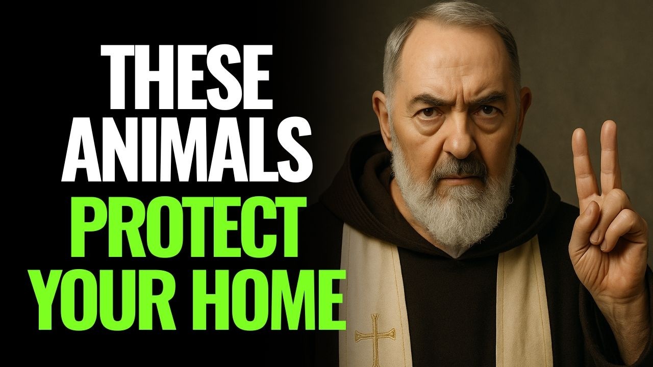PADRE PIO: 2 ANIMALS THAT PROTECT YOUR HOME FROM EVIL