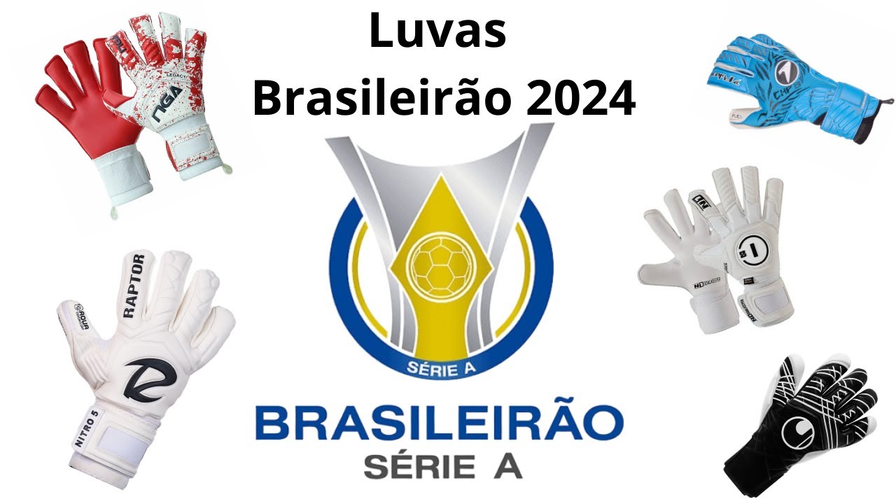 Luvas de Goleiro usadas no BRASILEIRAO 2024