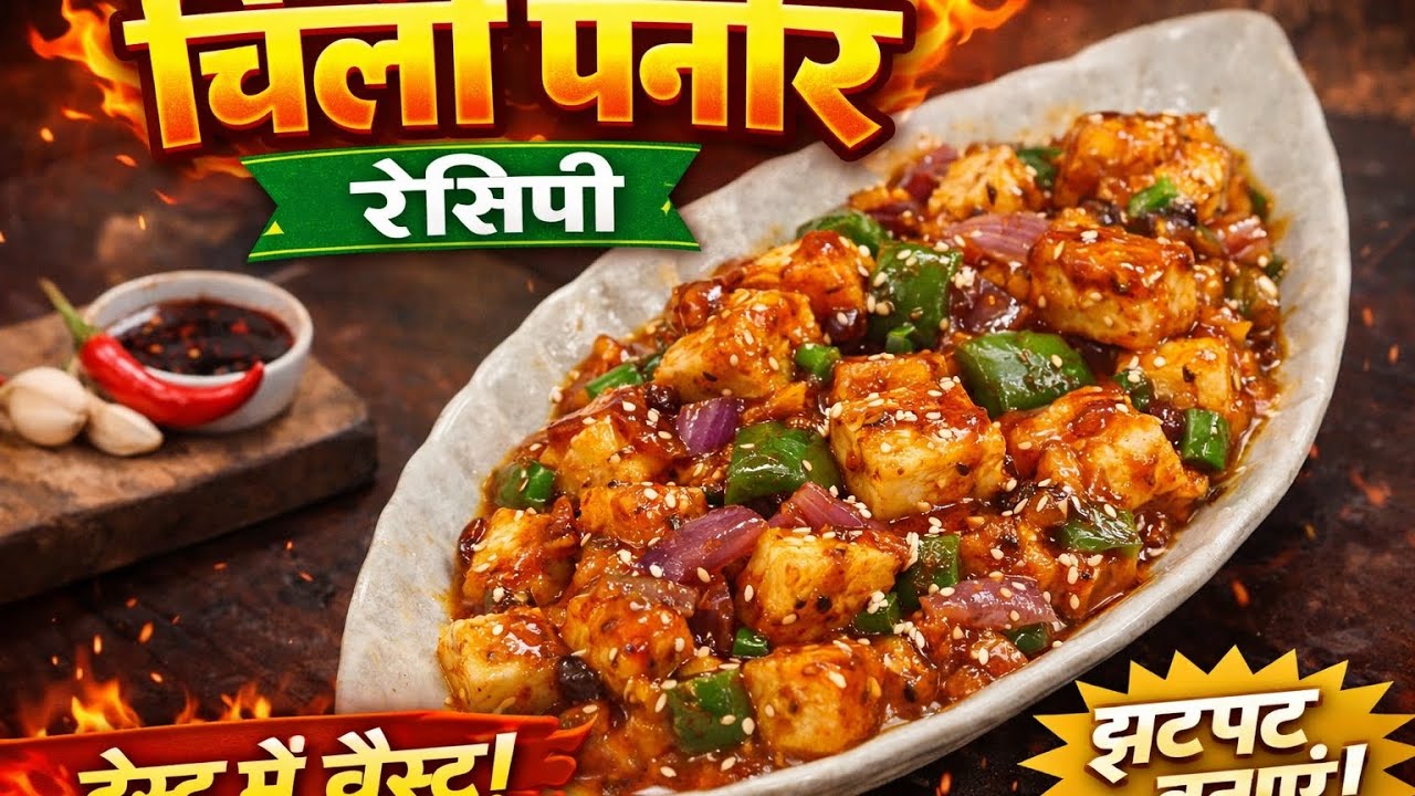 10 मिनट में बनाएं चिली पनीर 😍 बाजार जैसा स्वाद | Quick Chilli Paneer#chilipaneer #taste me best😊