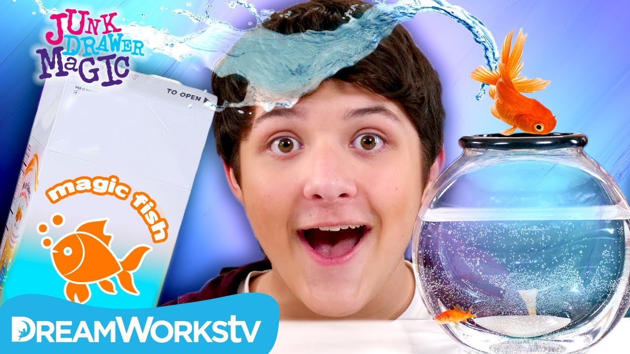 Goldfish Out of Nowhere Trick | JUNK DRAWER MAGIC