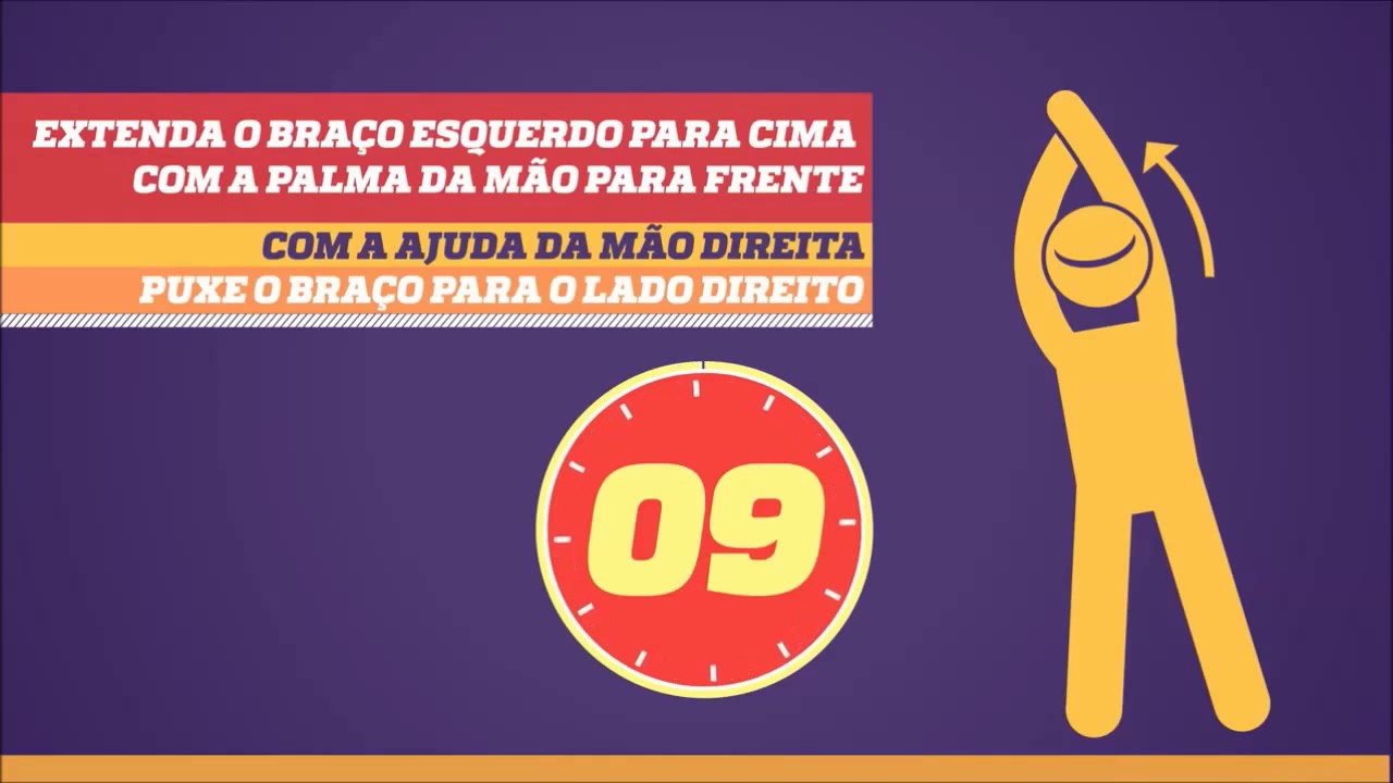 SUGESTÃO DE EXERCÍCIOS - GINÁSTICA LABORAL
