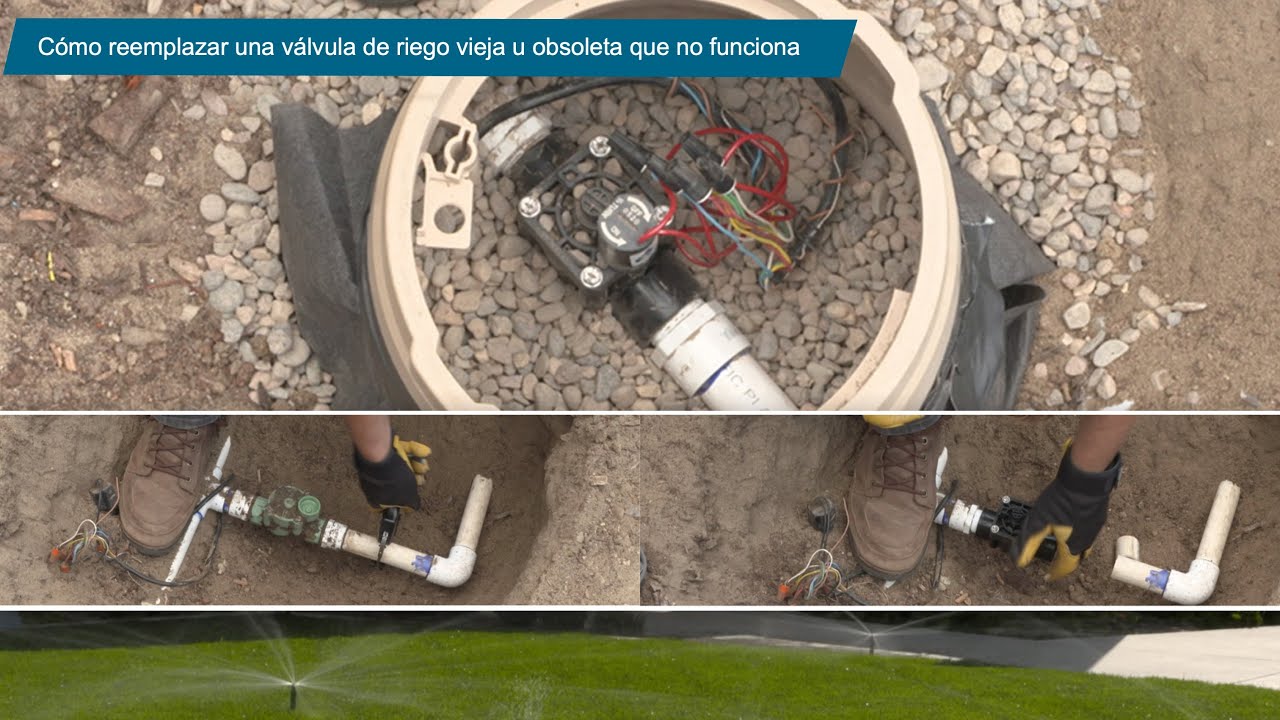 Cómo reemplazar una válvula de riego vieja u obsoleta que no funciona