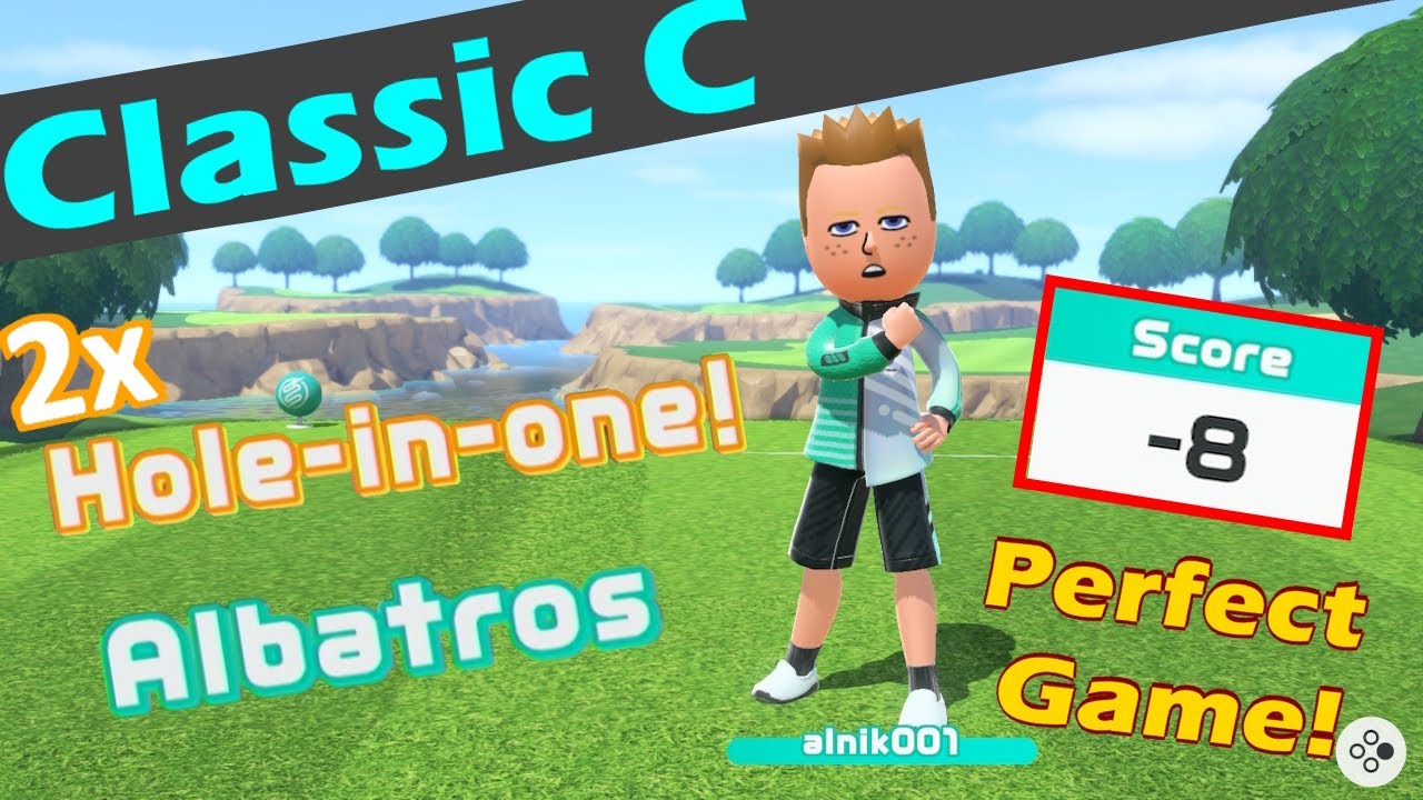 Switch Sports Golf (3 Holes) | Classic C [-8] *WR* best possible score