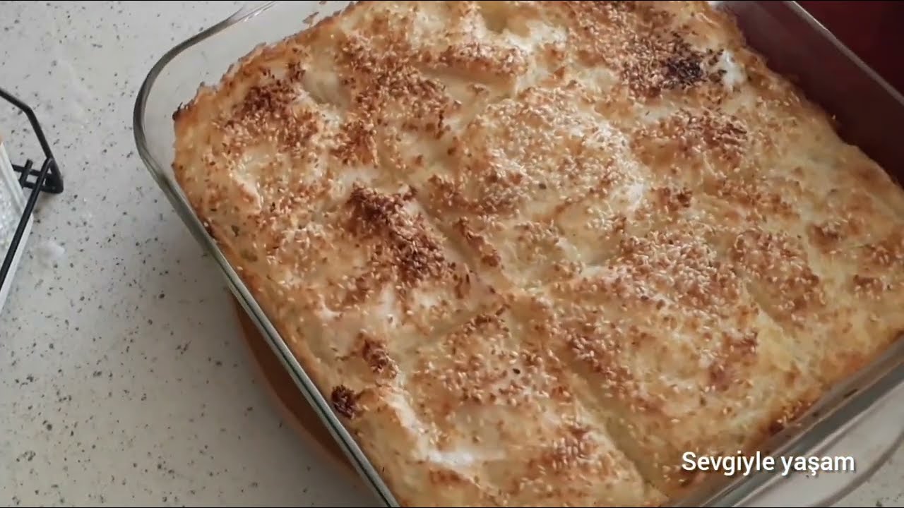 PEYNİRLİ GÜLLAÇ BÖREĞİ NASIL YAPILIR. Güllaç Yufkasından Börek olur mu? #TUZLUGÜLLAÇ