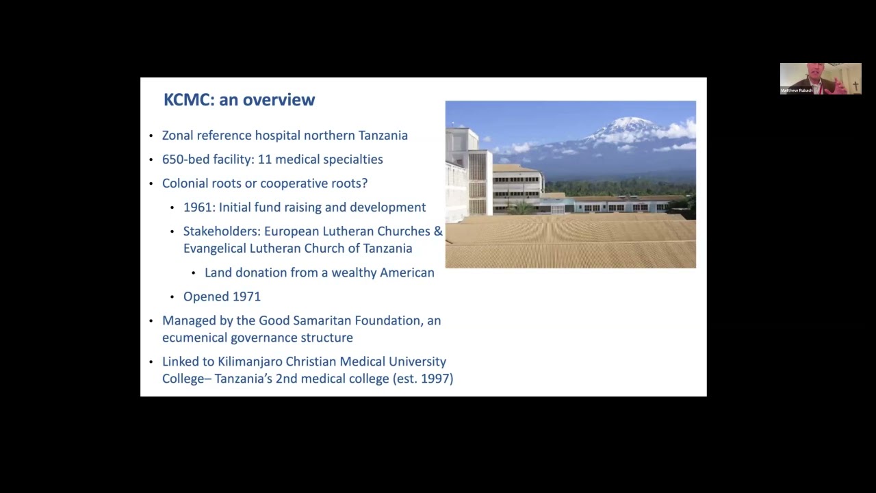 Colonialism, Global Health & Catholic Social Teaching: Kilimanjaro Christian Medical Centre