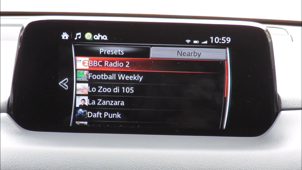 Как подключить Mazda к точке доступа вашего телефона для интернет-радио