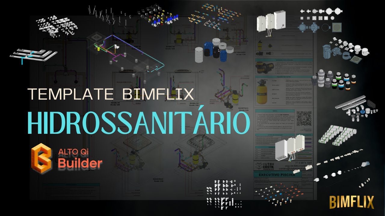 QIBUILDER - TEMPLATE HIDROSSANITÁRIO BIMFLIX