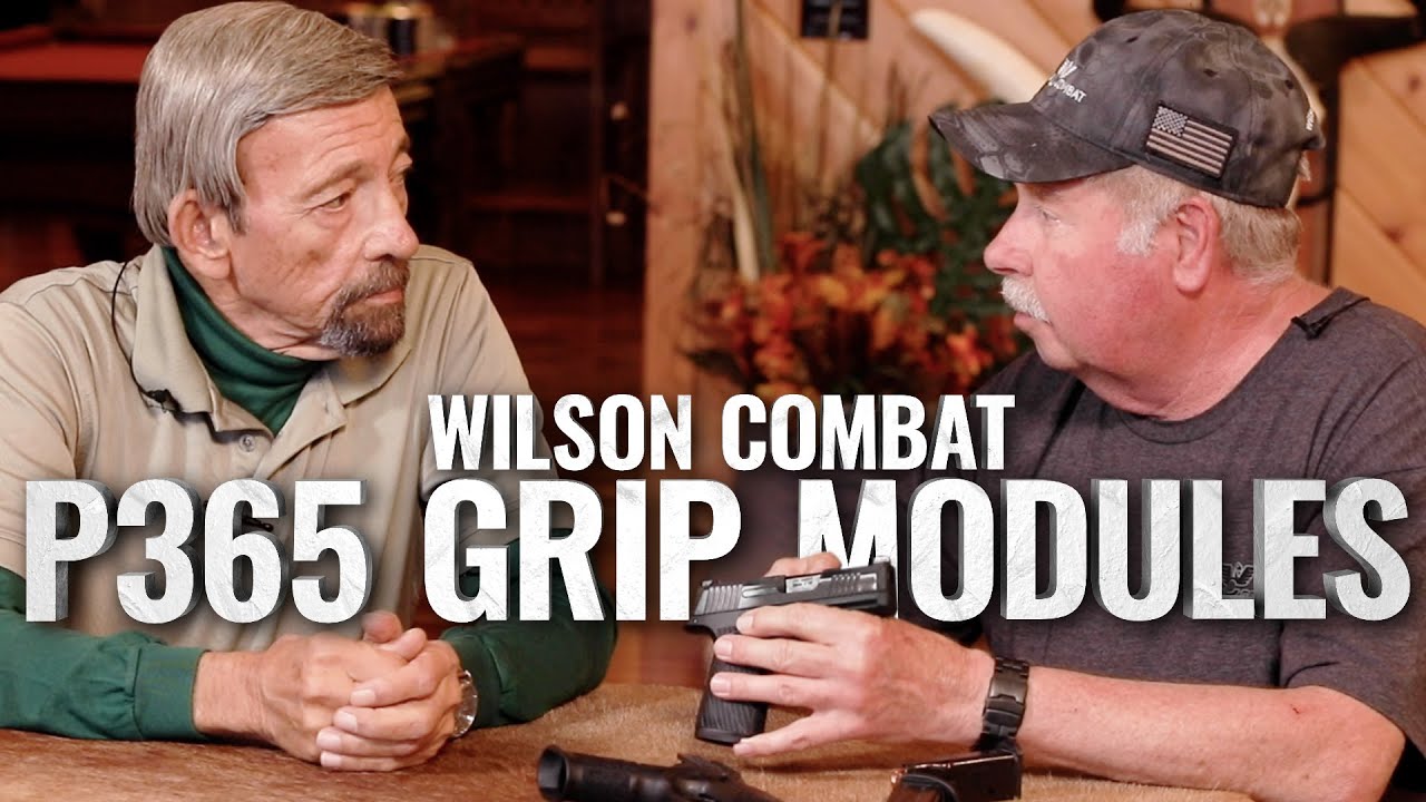 Массад Аюб и Билл Уилсон изучают модули рукоятки Wilson Combat P365 и WCP320 — Critical Mas, выпу...