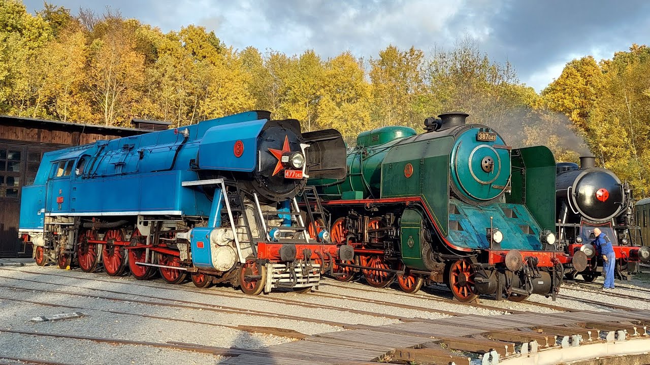 Poslední parní víkend v Lužné u Rakovníka 28.10. 2023