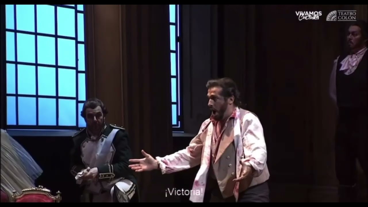 Marcelo Puente Vittoria scene /Tosca Teatro Colón Nov 2022