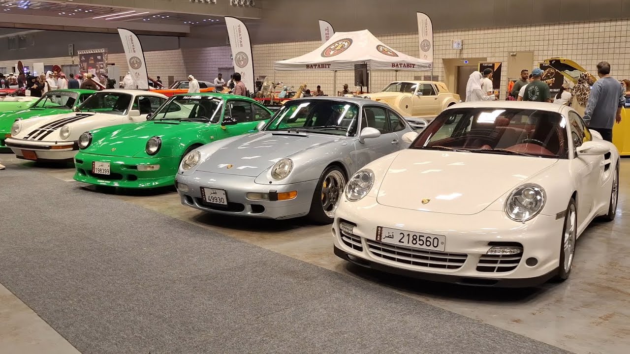 Insane porsche lineup in Qatar! 