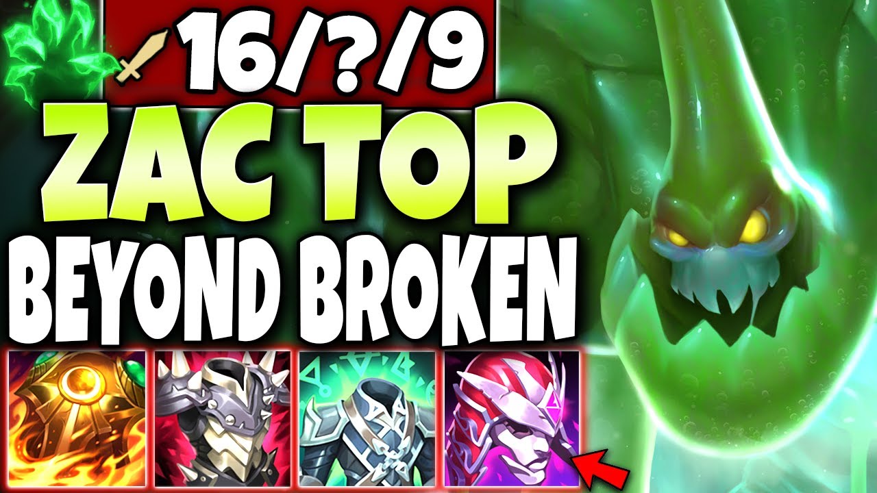 A little TOO BROKEN for them to handle our Zac Season 11 Top Lane Build 🔥 LoL Top Zac s11 Gameplay