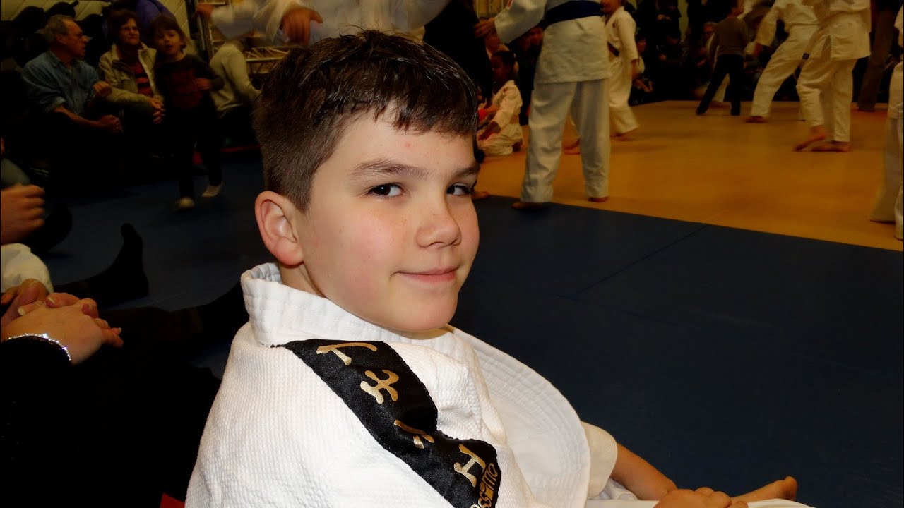 Judo examen Sportschool Richard de Bijl en Chita Gross - Sjors Gele band 5e Kyu / Spijkenisse 2015