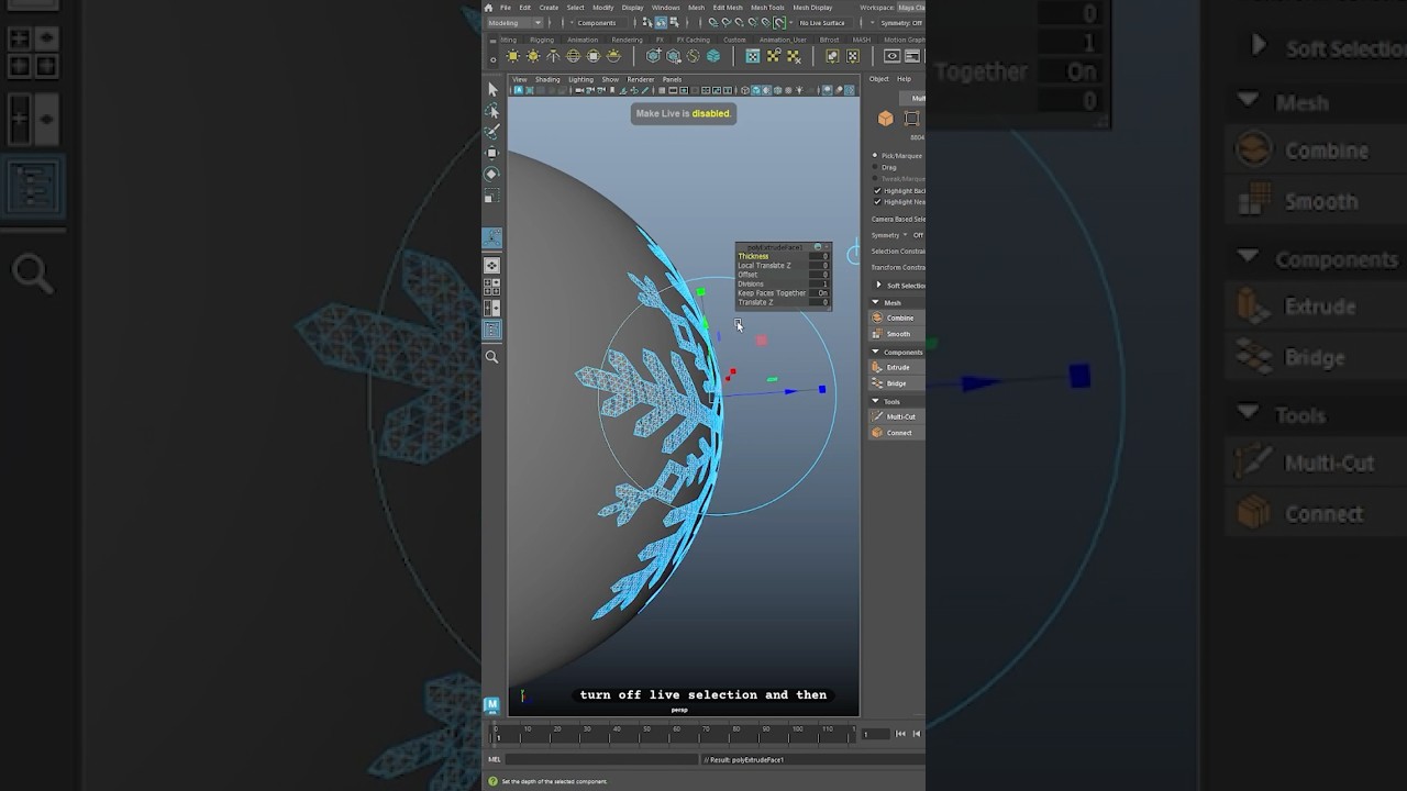 Живая поверхность: советы и рекомендации по 3D-моделированию в Maya, часть 3 #3dart