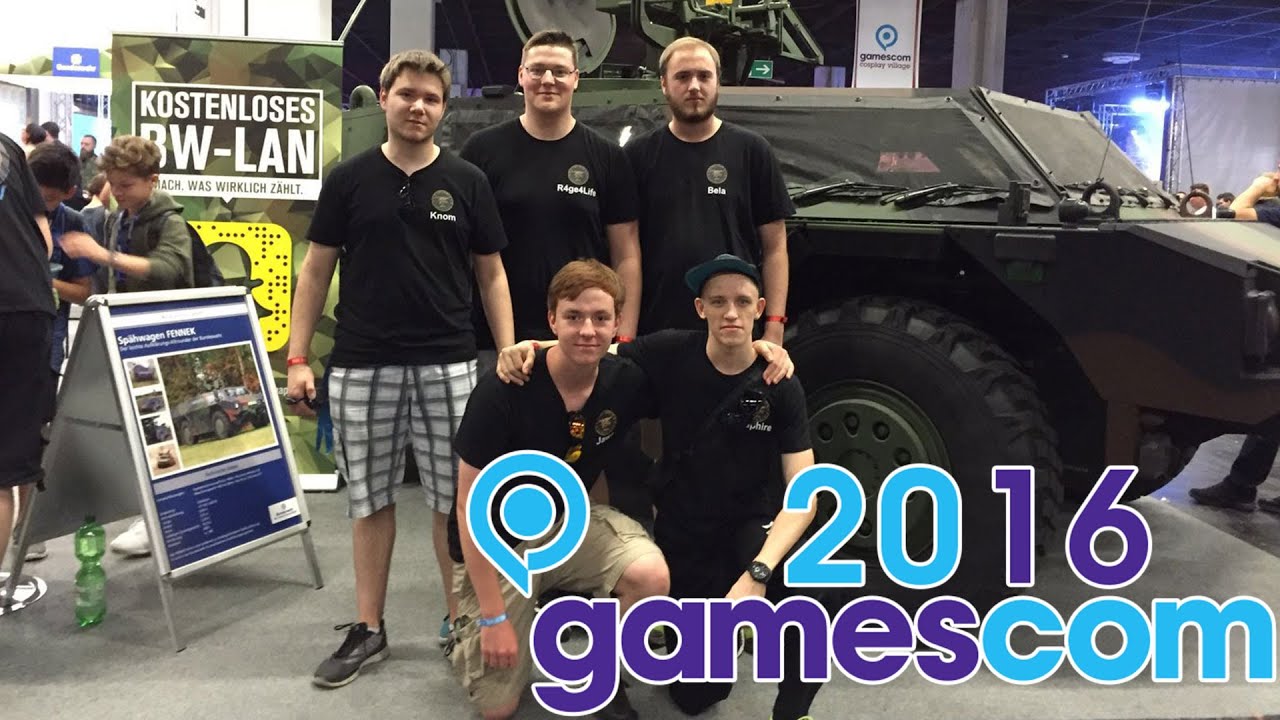 Gamescom 2016 mit Sarazar und Maxim - Clantreffen