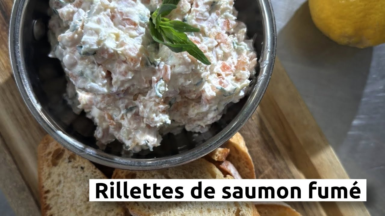 Rillettes de saumon fumé