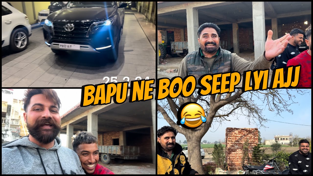 bapu bohout seep lyi ajj sareya di | nawi ranni sundra |munde ajj five star gye | Dhillonpreet Vlogs