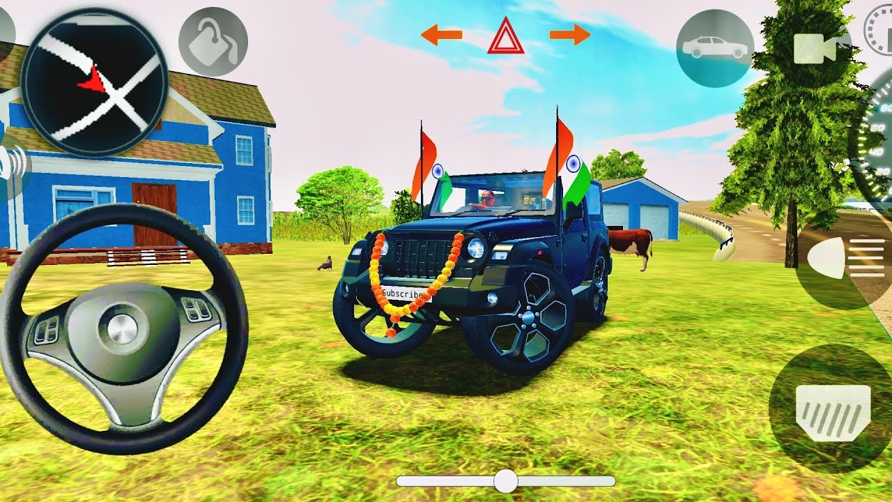 Modified Mahindra Thar😈Games:Indian black Thar (Gadi Wala Games) Car Game Android Game - #2026