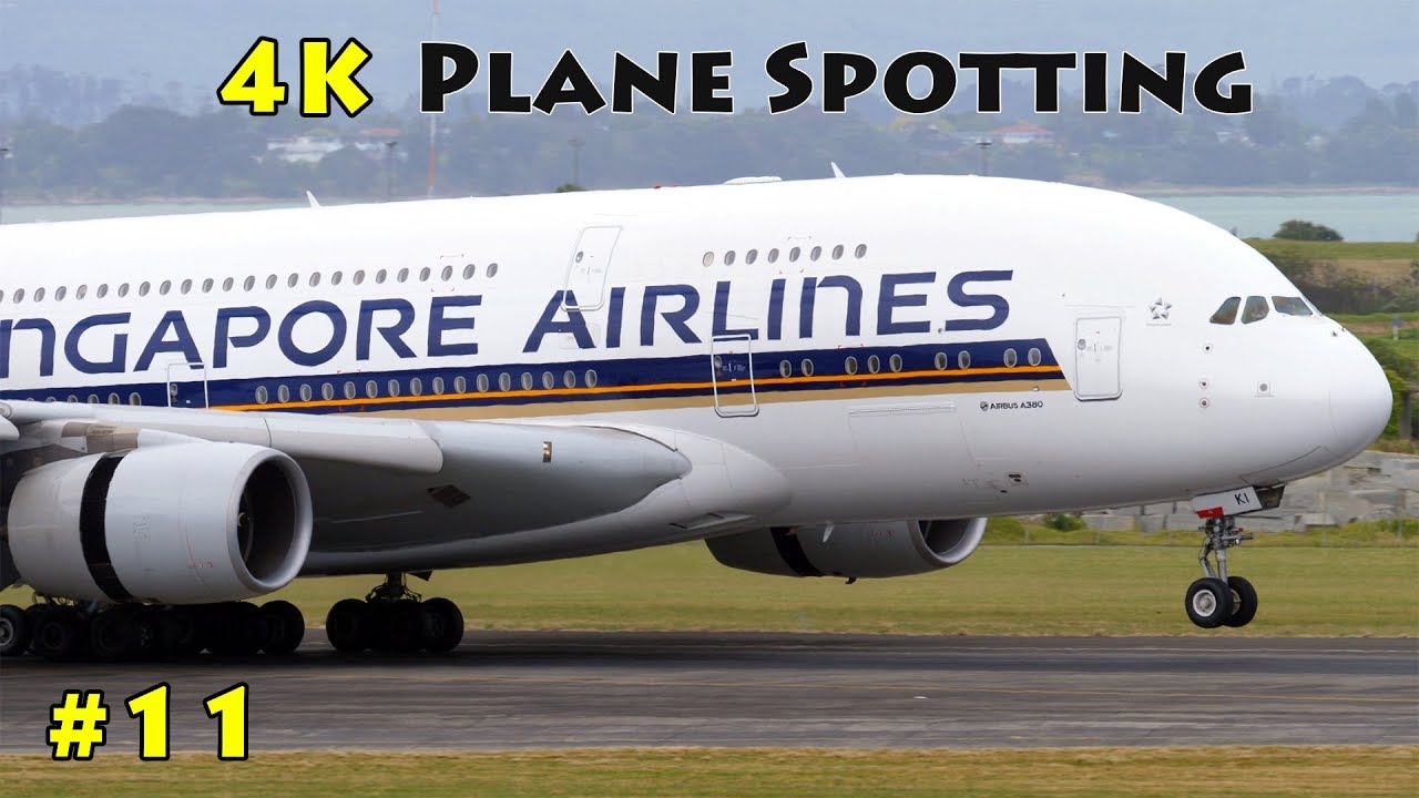 4K PLANE SPOTTING #11 | An-124 A380 B787 B777 | Auckland Airport Takeoffs & Landings [4K50]